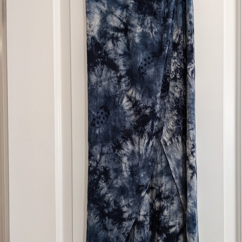 Long tie dye skirt